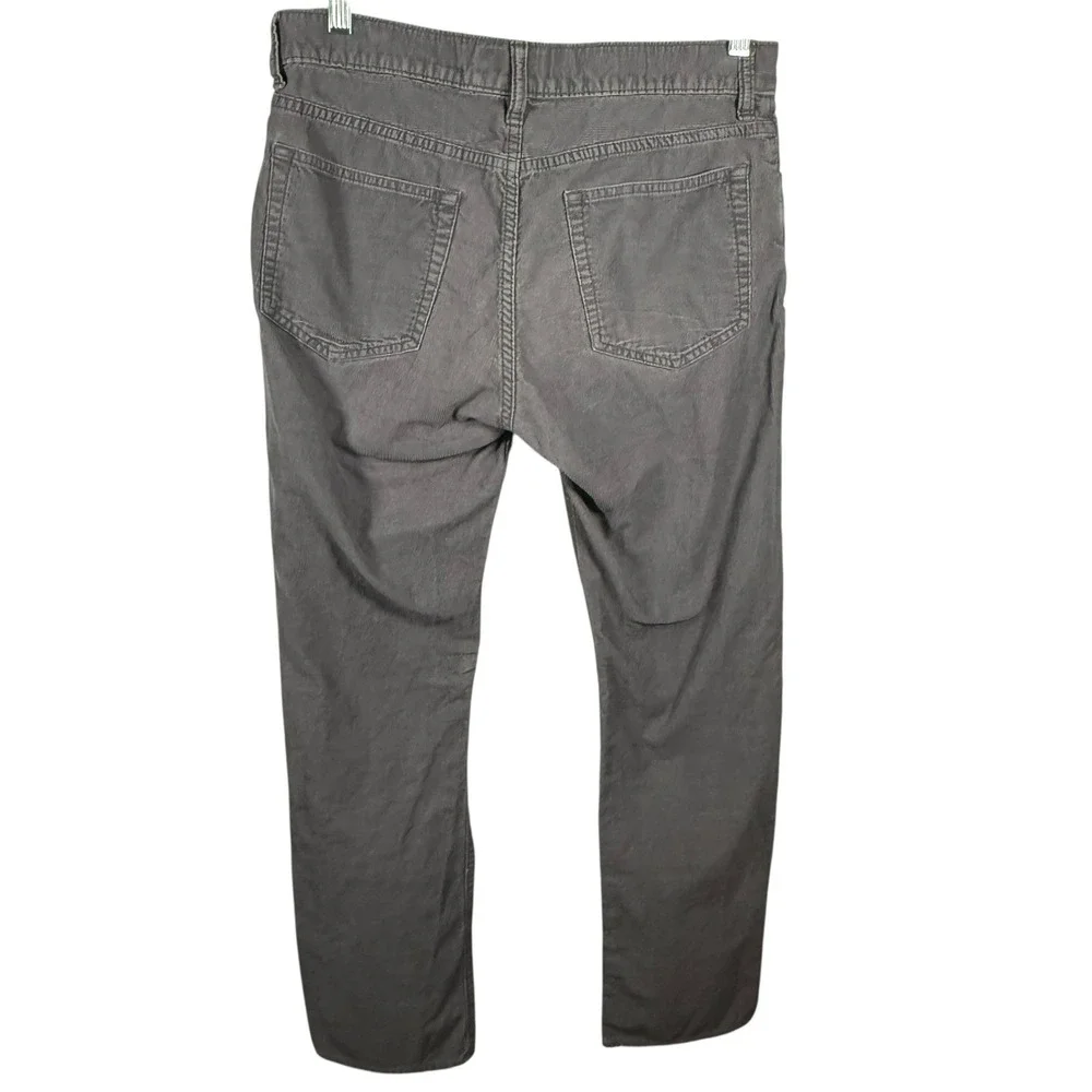 JCrew‎ Men 31x31 Gray Corduroy Slim Straight 29104 Cotton Pants **READ